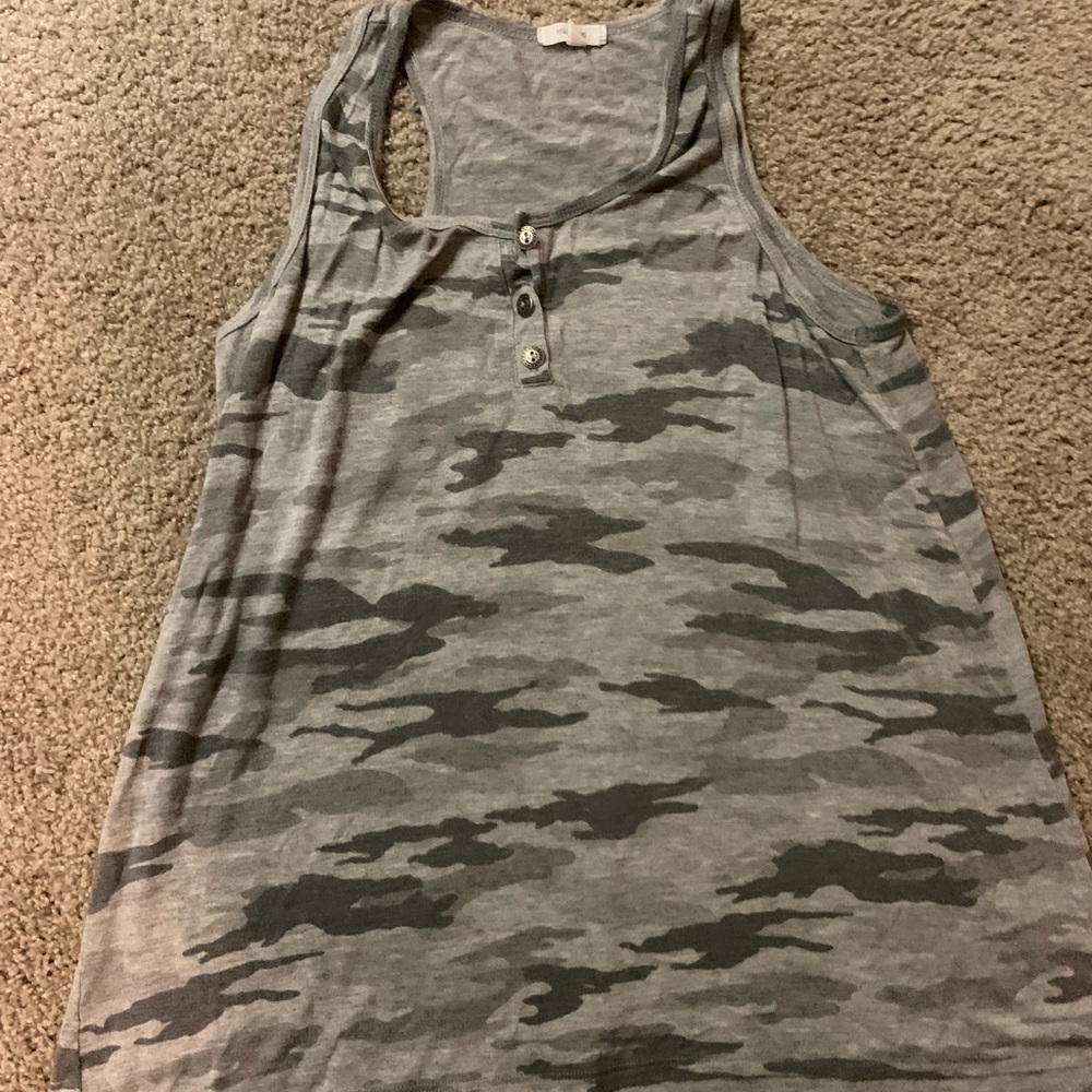 Camo tank top